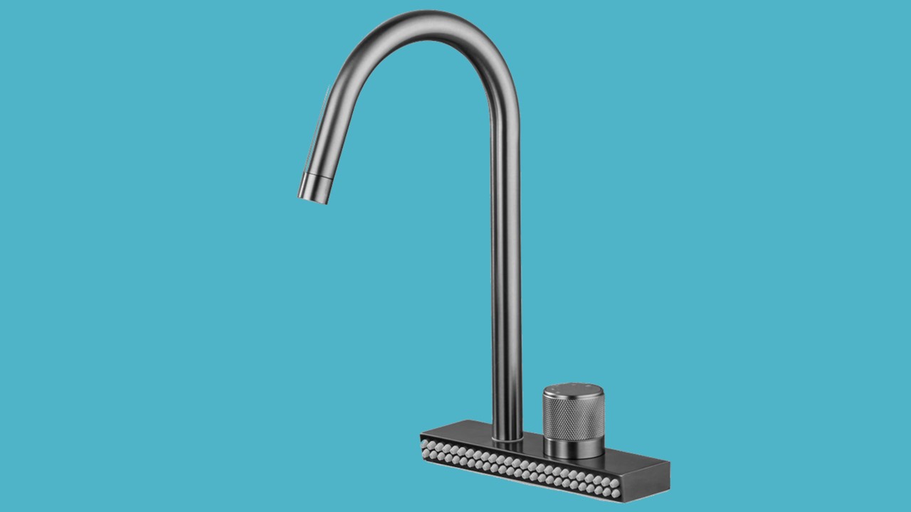 Waterfall Kitchen Sink - Touchless Kitchen Faucet