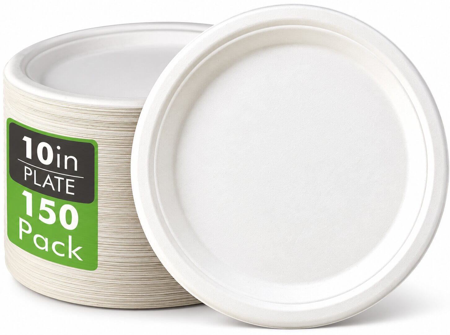 Vplus compostable bagasse paper plates