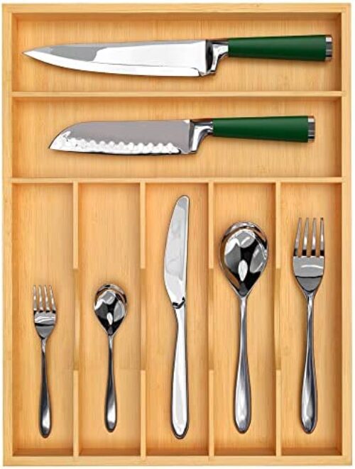 Bamboo Kitchen Drawer Organizer