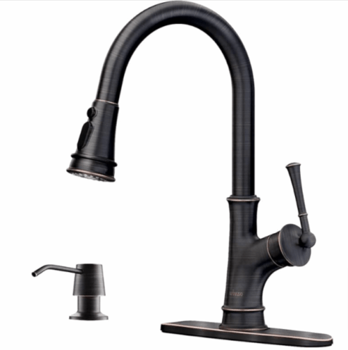 Kitchen Faucet with Soap Dispenser