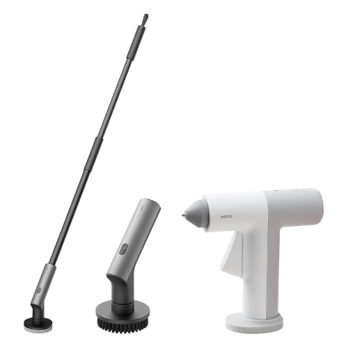 Cordless Shower Scrubber with Long Handle