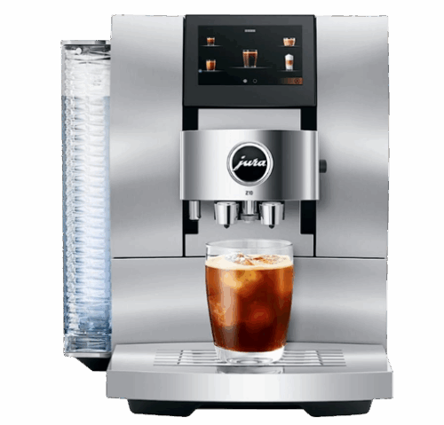 <br>Aluminum White Coffee Maker