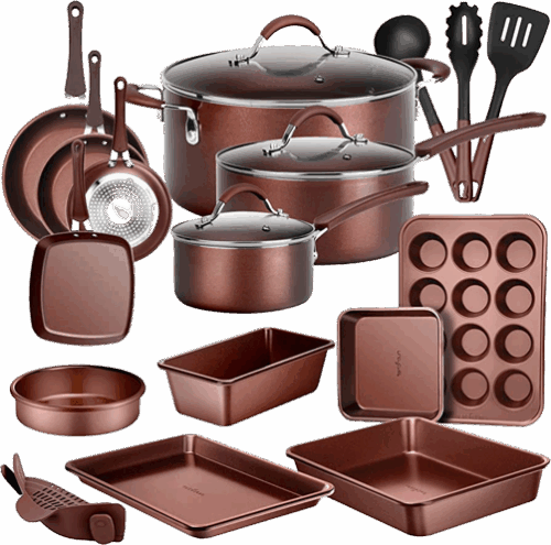 <br>Nonstick cookware set