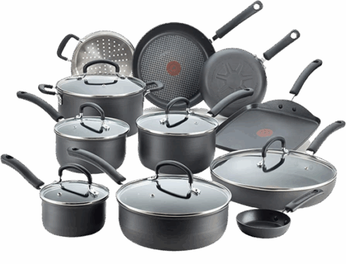<br>Hard Anodized Nonstick Set