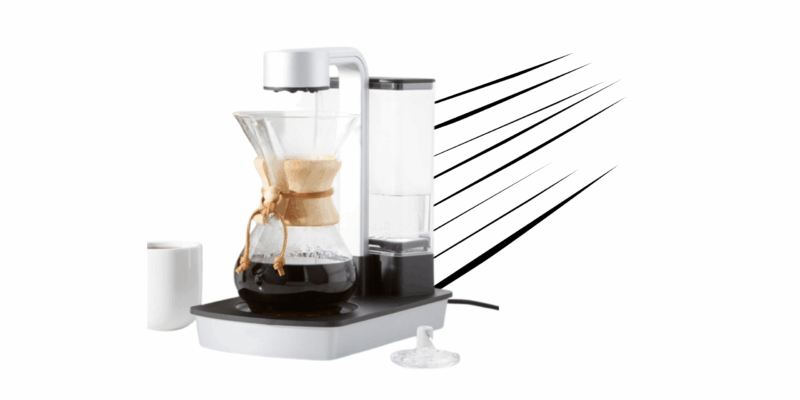 What is reservoir of Chemex Ottomatic Coffee Maker made of?