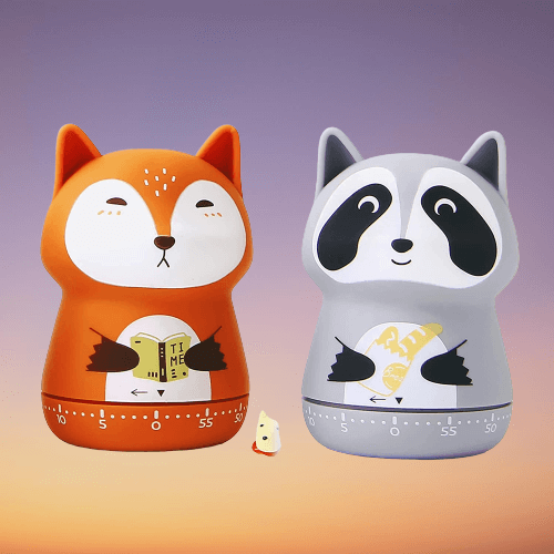 ELE DEPI 2 Pack Cute Kitchen Timer