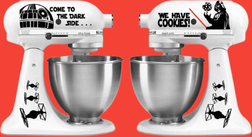 Dark Side Mixer Decal Set (Black)