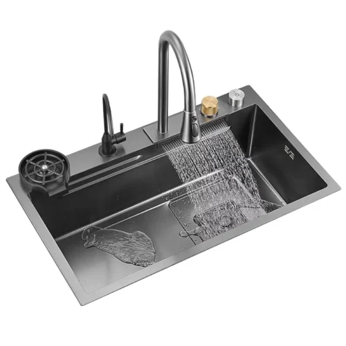 Black Waterfall Kitchen Sink<gwmw style="display:none;"></gwmw>